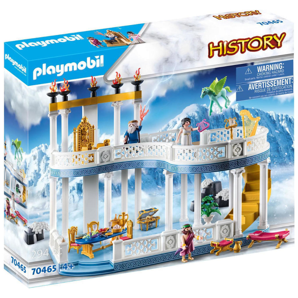 PLAYMOBIL HISTORY ΤΟ ΠΑΛΑΤΙ ΤΩΝ ΘΕΩΝ ΣΤΟΝ ΟΛΥΜΠΟ (70465)