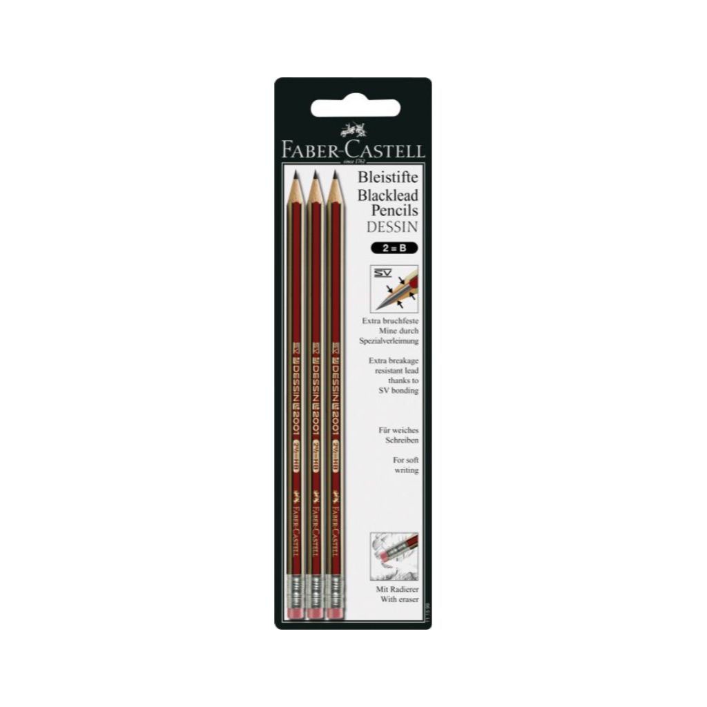 FABER CASTELL ΜΟΛΥΒΙΑ DESIGN 2001 B 3ΤΜΧ