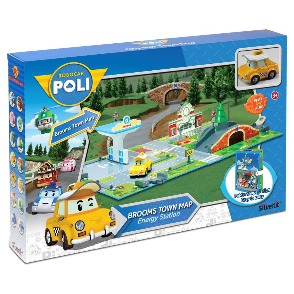 ROBOCAR POLI BROOMS TOWN MAP - ΕΝΕΡΓΕΙΑΚΟΣ ΣΤΑΘΜΟΣ