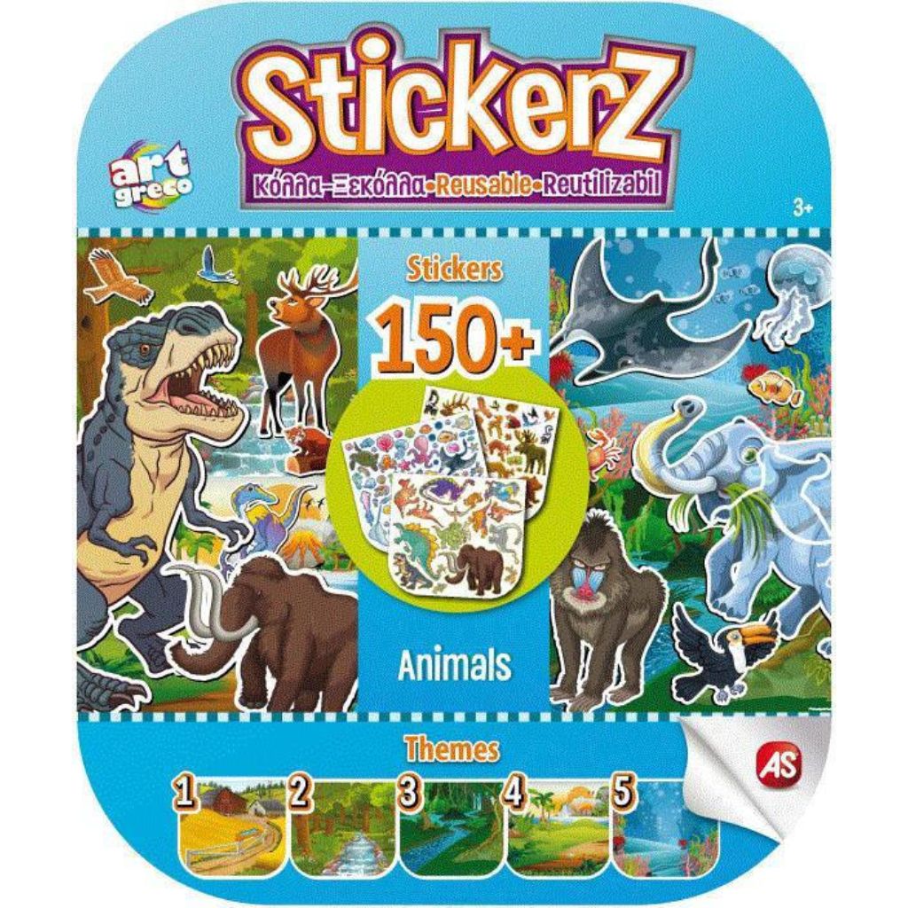 ΑΥΤΟΚΟΛΛΗΤΑ STICKERZ ΚΟΛΛΑ-ΞΕΚΟΛΛΑ-ΤΑ ΖΩΑΚΙΑ ΜΟΥ (08115)