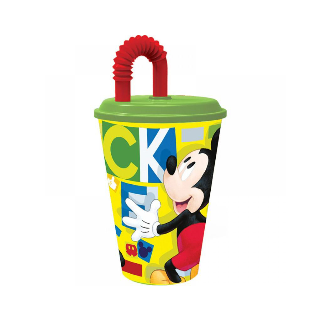 ΠΟΤΗΡΙ ME ΚΑΛΑΜΑΚΙ 430ML MICKEY