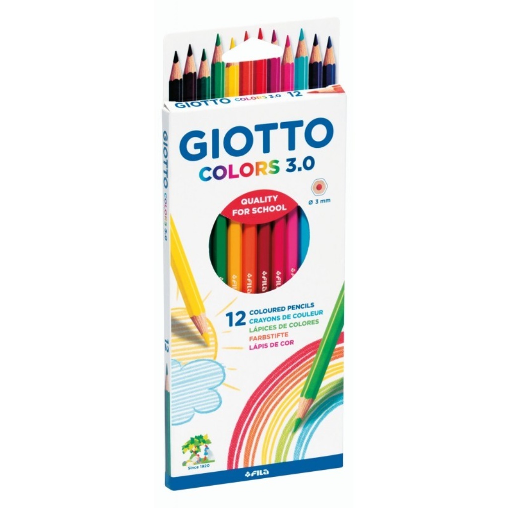 ΞΥΛΟΜΠΟΓΙΕΣ GIOTTO COLORS 3.0 BLISTER 12 TMX