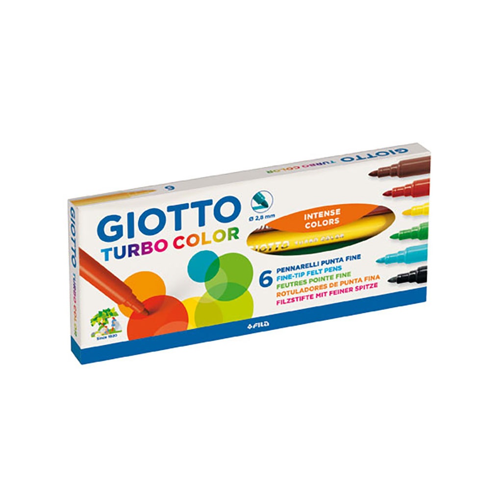 ΜΑΡΚΑΔΟΡΟΙ 6ΤΕΜ ASS TURBO COLOR GIOTTO