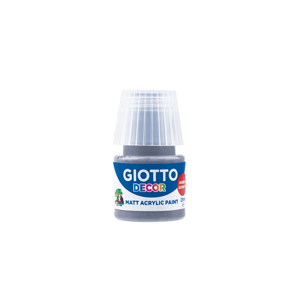 GIOTTO DECOR ACRYLIC 25 ML DARK GREY