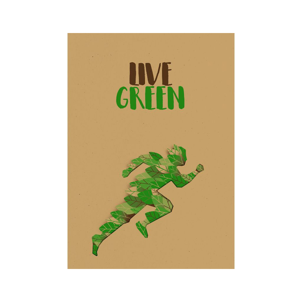 ΤΕΤΡΑΔΙΟ  GREEN  A4 4Θ 120Φ