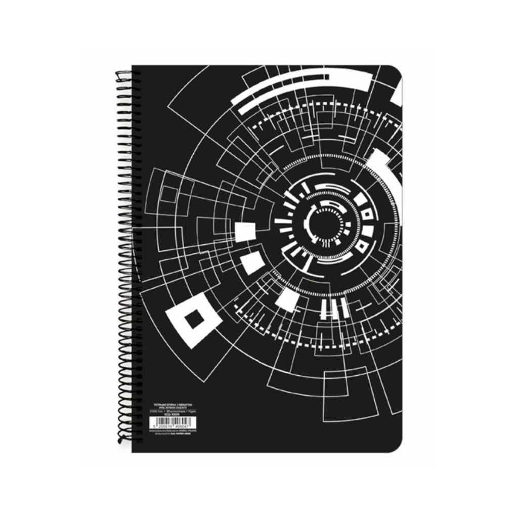 Τετράδια Gears σπιράλ 17x24 2θεμ 60φυλ