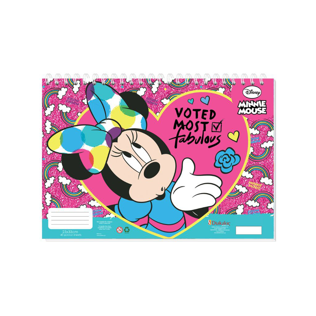 ΜΠΛΟΚ ΖΩΓΡΑΦ MINNIE Α4 30ΦΥΛ 2ΣΧ