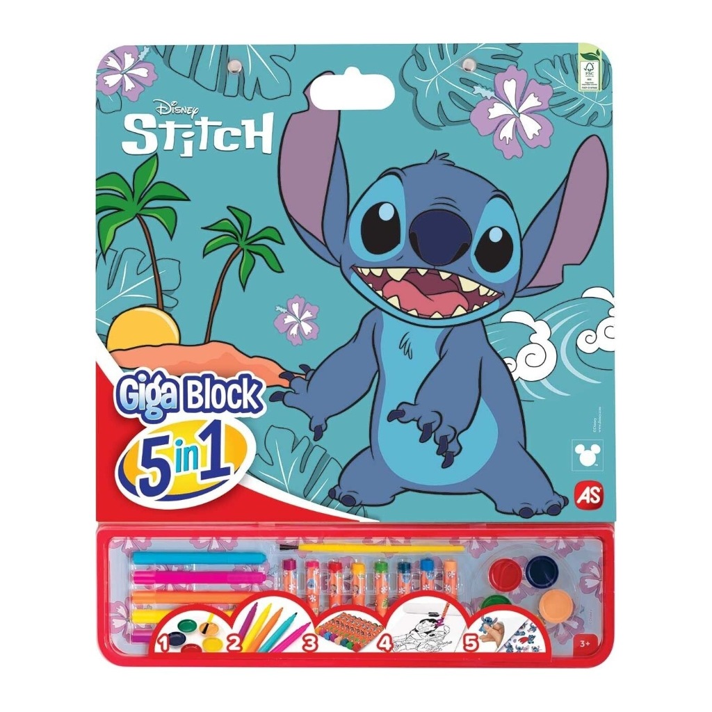 AS ART GIGA BLOCK 5 ΣΕ 1 DISNEY STITCH