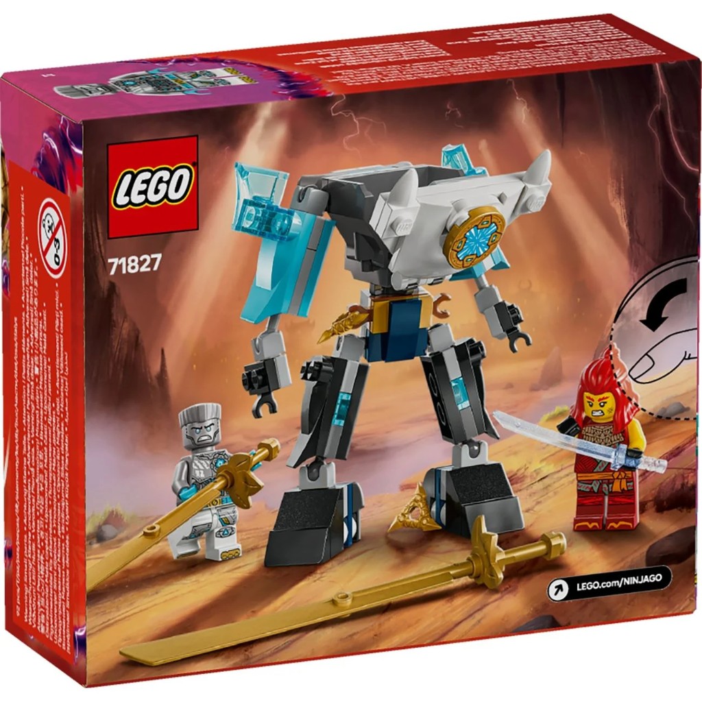 LEGO ZANE'S BATTLE SUIT MECH 71827